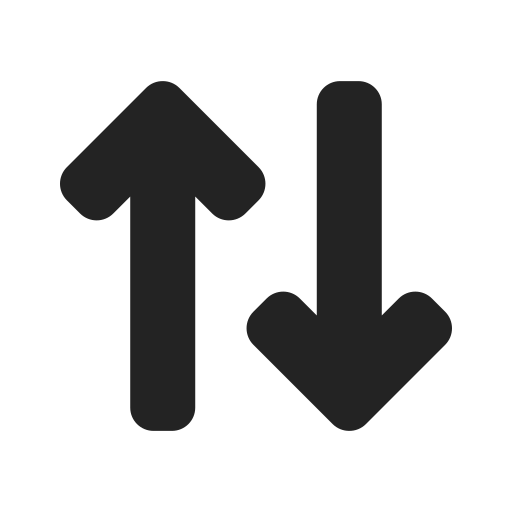 Arrow, arrows, data transfer, input, output, transfer icon